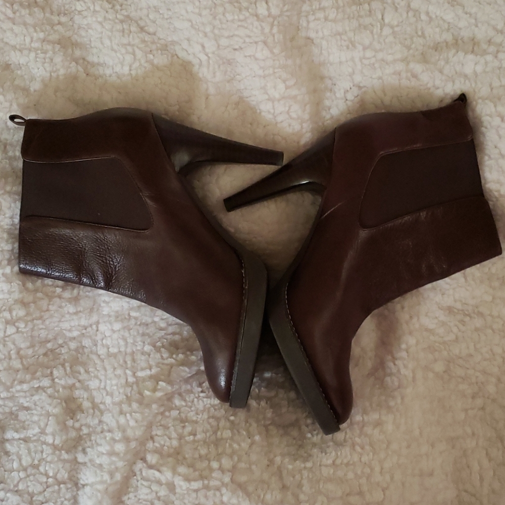 Banana Republic Brown Leather Booties